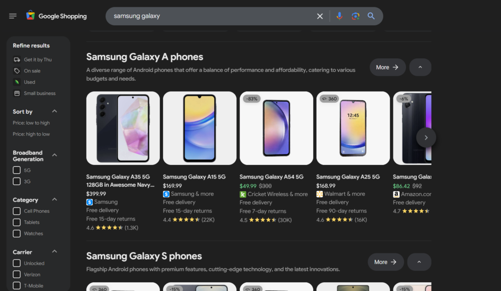scrape google shopping