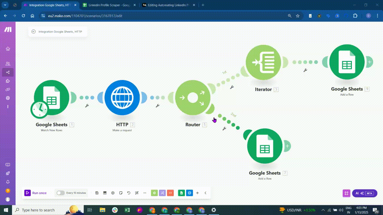 LinkedIn scraper icon