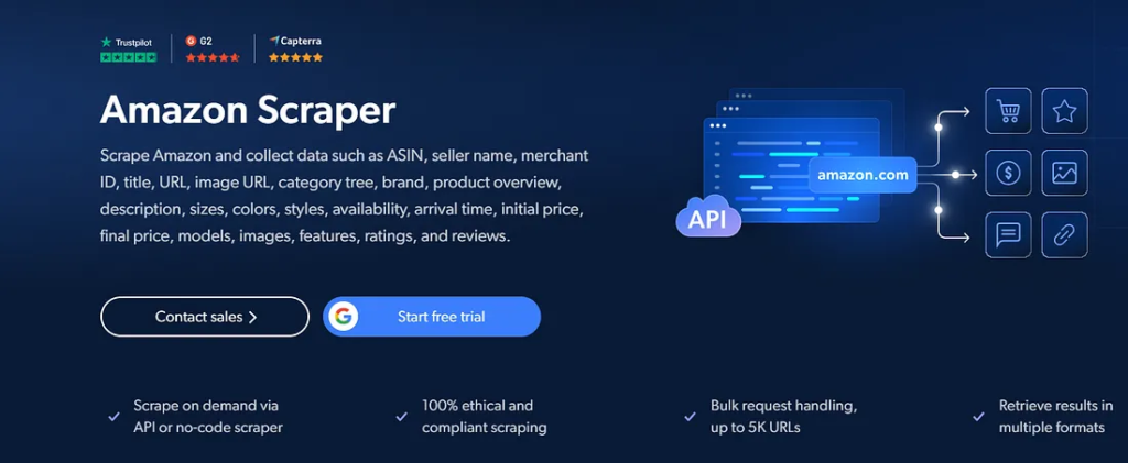 Brightdata amazon scraper