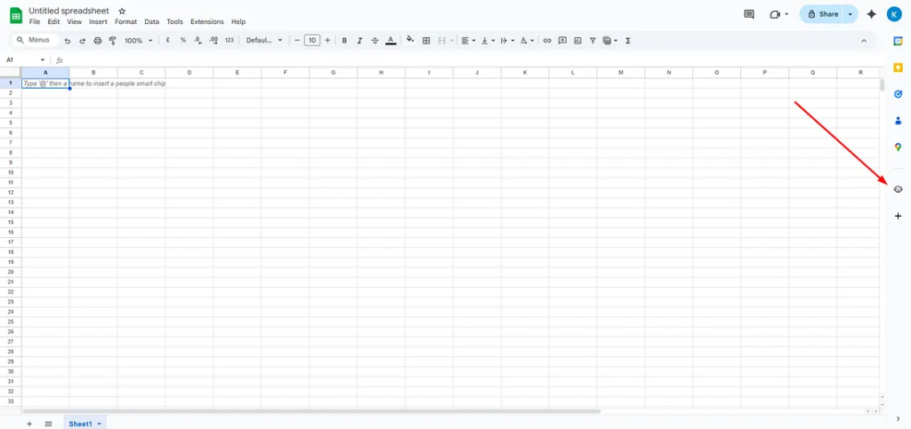 google sheet